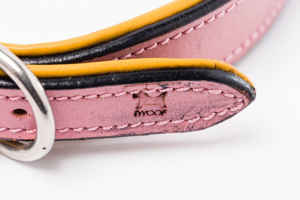 London Leather Designer Dog Collar by in Designer Dog Accessories