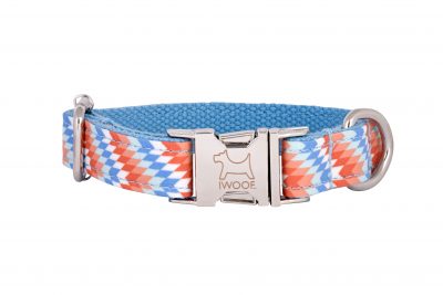 Static designer dog collar and dog lead by IWOOF