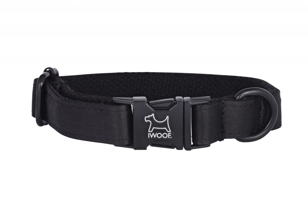 BLACK PANTHER Designer Dog Collar and Lead set in Black by