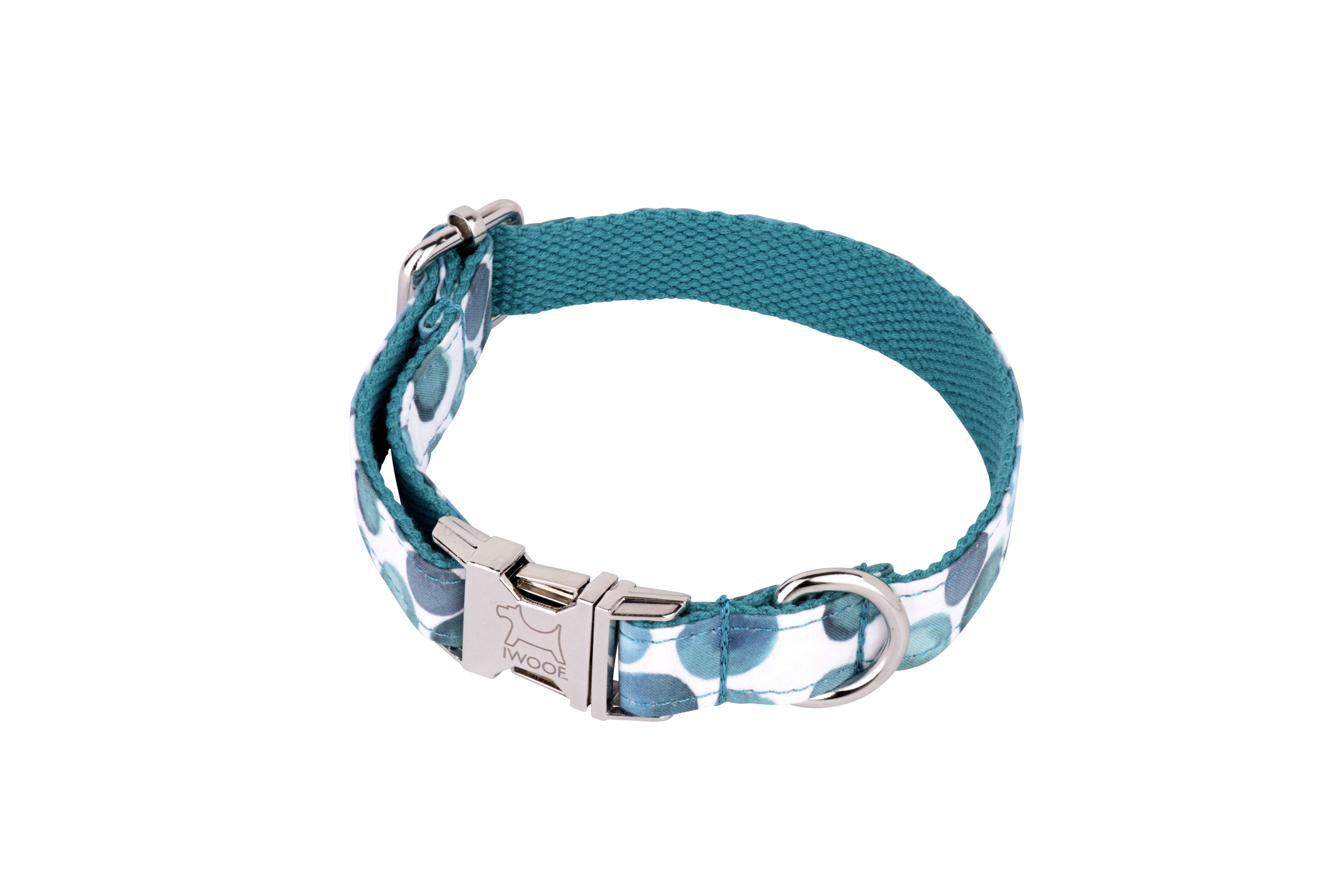 Bubbles designer dog collar and designer dog lead by IWOOF