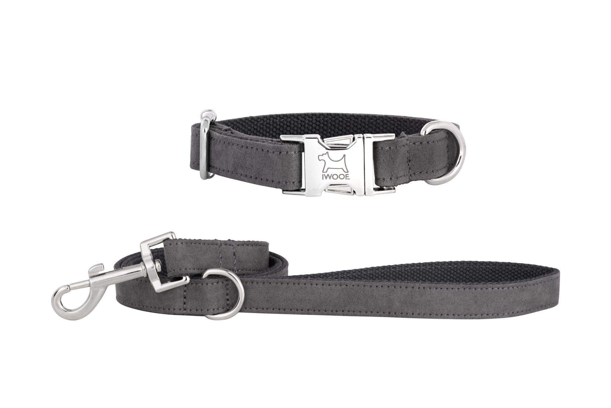 Dolphin designer dog collar and matching dog lead by IWOOF