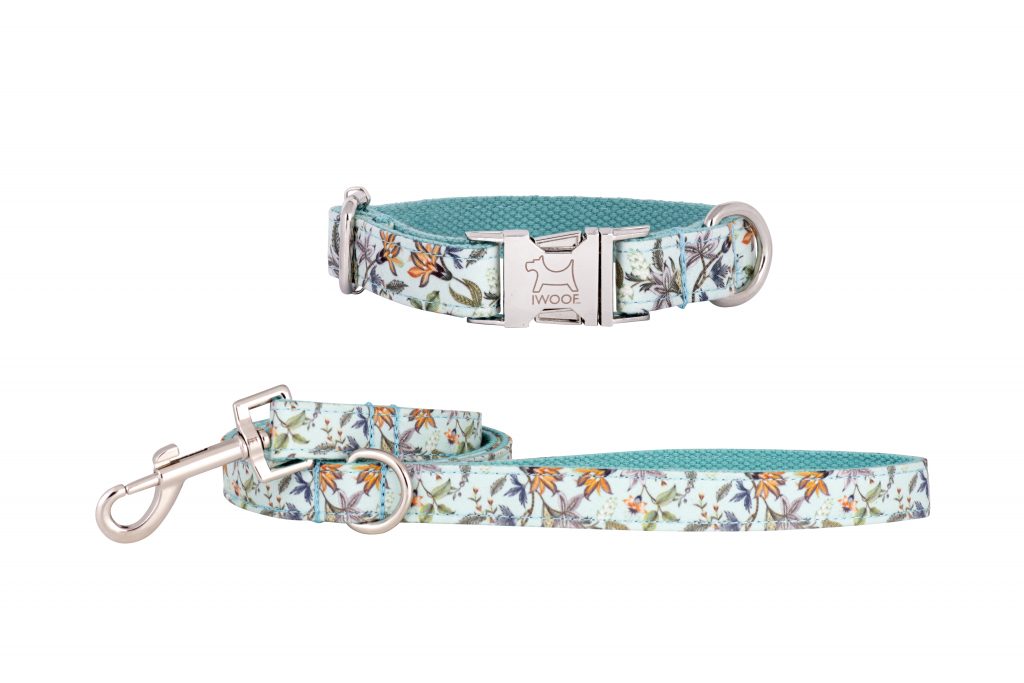 MEADOW Designer Dog Collar and Lead set by in Designer Dog