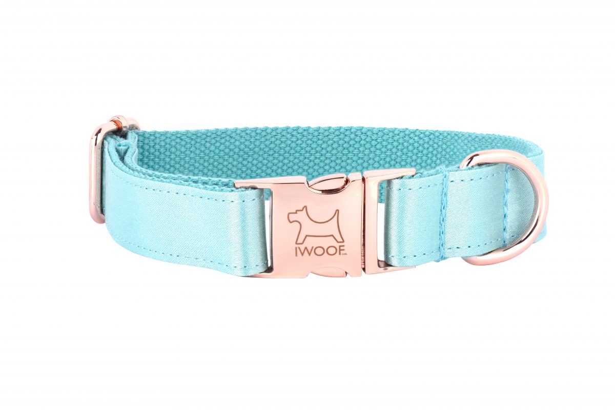 ACE Designer Dog Collar and Lead set in Rose Gold by IWOOF.com™ in ...
