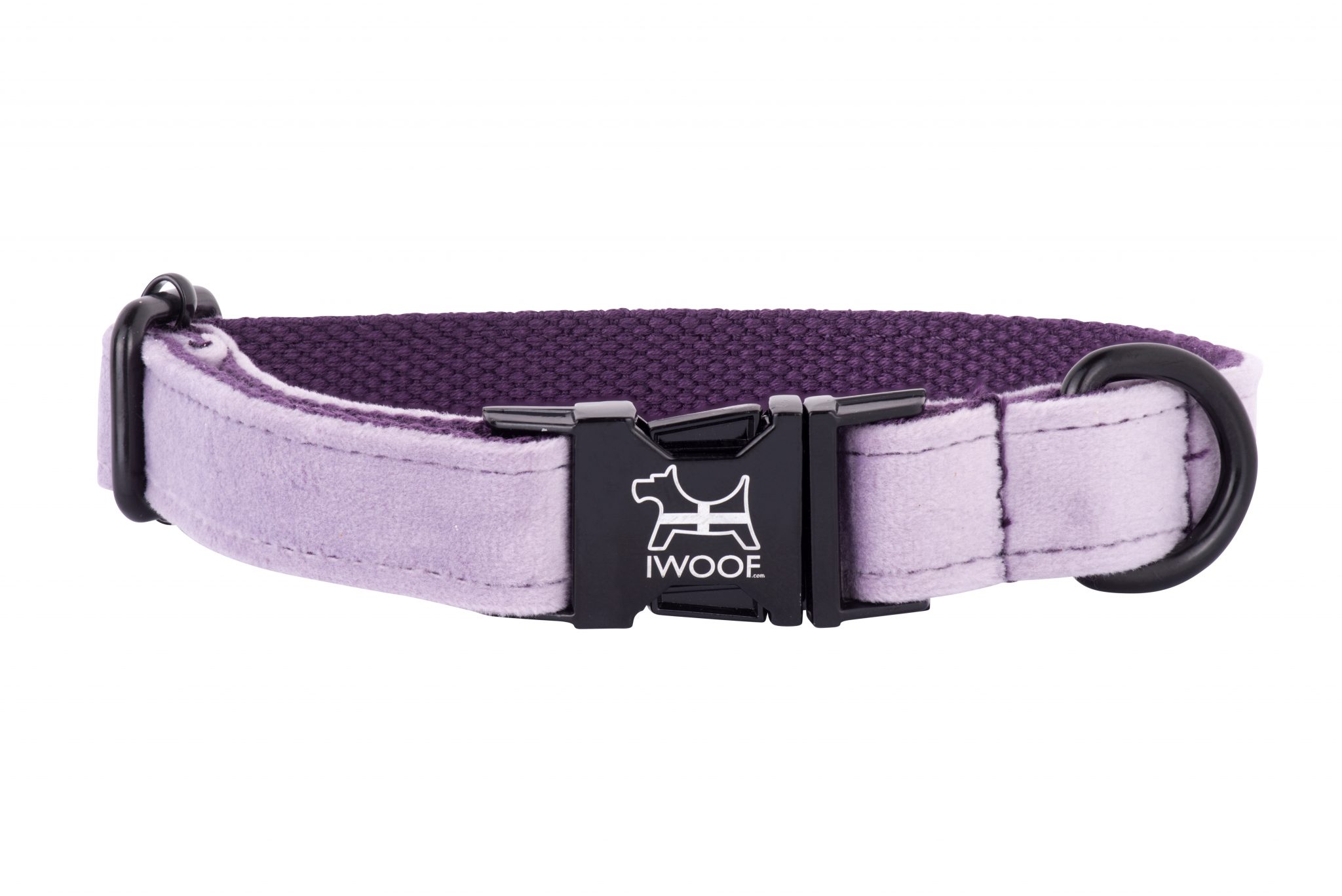 Cornish Lavender hand made designer dog collar and lead by IWOOF