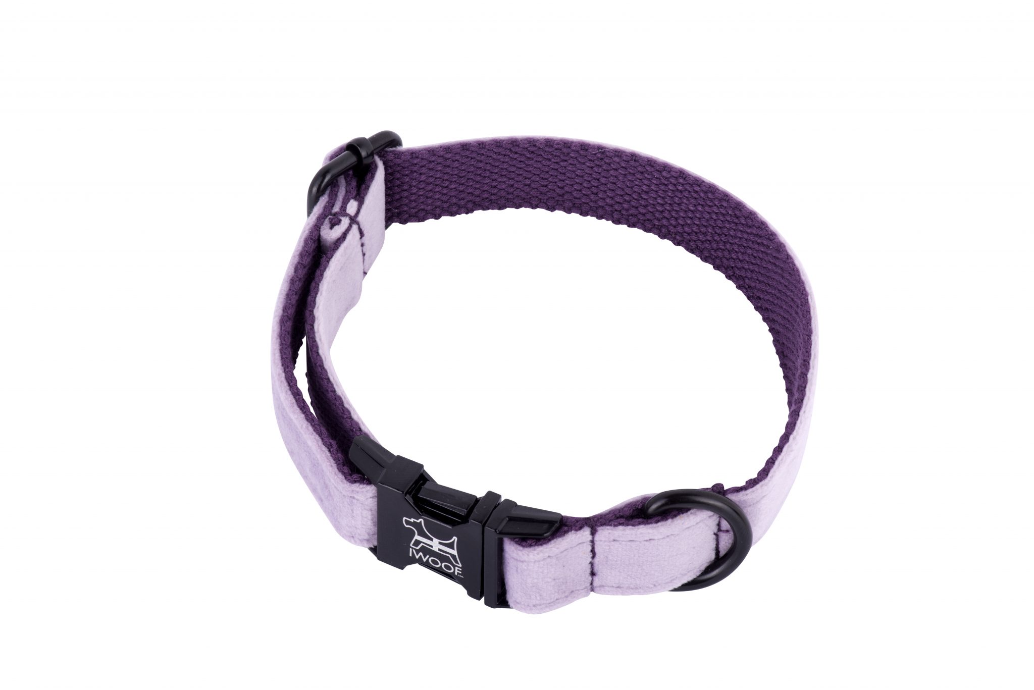 Cornish Lavender designer dog collar and lead hand made by IWOOF